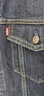 Levi's李維斯情侶同款美式經(jīng)典復古休閑時(shí)尚潮牌修身牛仔夾克外套 深藍色 72334-0134 M 曬單實(shí)拍圖