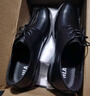 海瀾之家HLA皮鞋男士經(jīng)典正裝商務(wù)正裝休閑鞋男 T011 黑色增高 39  曬單實(shí)拍圖