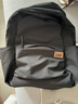 Lee書(shū)包女高中生雙肩包男初中大容量旅游背包大學(xué)生電腦包 黑色 曬單實(shí)拍圖