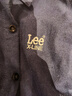 Lee標準版抓絨刺繡小Logo翻領(lǐng)男士長(cháng)袖襯衫休閑潮流LMT009100206 海軍藍 M 曬單實(shí)拍圖