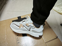 特步男鞋赤壁3.0冬季保暖戶(hù)外運動(dòng)休閑鞋老爹鞋 帆白/鴿子灰/麥芽棕  曬單實(shí)拍圖