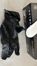 烏斯京一次性手套丁腈橡膠100只中碼廚房食品級加厚耐家務(wù)丁晴手套黑色 曬單實(shí)拍圖