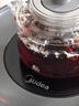 美的（Midea）圍爐煮茶套裝電陶爐煮茶器電烤爐 多功能玻璃茶壺爐遠紅外加熱 室內戶(hù)外露營(yíng)圍爐煮茶爐全套煮茶壺 【新式無(wú)煙圍爐】配烤盤(pán)+茶壺 曬單實(shí)拍圖