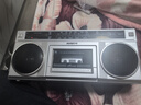 金業(yè)雙聲道復古磁帶機錄音機老式80年代收音機收錄機小型藍牙U盤(pán)多功能播放機 雙聲道銀色+4節充電鋰電池 曬單實(shí)拍圖