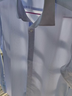 杉杉【舒彈莫代爾】長(cháng)袖襯衫男免燙春季休閑商務(wù)高檔襯衣 灰蘭色 40 曬單實(shí)拍圖