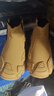 回力男鞋馬丁靴2025秋冬季新款男士加絨保暖戶(hù)外雪地棉靴子 黃色 39 曬單實(shí)拍圖