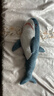 宜家（IKEA）布羅艾鯊魚(yú)抱枕公仔玩偶生日禮物毛絨玩具送女生網(wǎng)紅睡覺(jué)可愛(ài) 幼鯊55 cm 曬單實(shí)拍圖