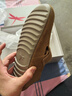 紅蜻蜓勃肯鞋女鞋百搭兩穿一腳蹬復古圓頭休閑女單鞋WBB34453駝色39 曬單實(shí)拍圖