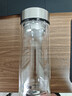 蘇泊爾（SUPOR）玻璃杯男款茶水分離泡茶杯雙層高硼硅玻璃耐高溫水杯辦公杯子禮物 流光銀-500mL 曬單實(shí)拍圖
