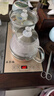 益茶福全自動(dòng)上水電熱水壺底部上水嵌入式茶臺功夫茶燒水壺飲水燒水一體機抽水玻璃煮茶壺保溫泡茶壺 SQ-008金色玻璃套裝 1L 曬單實(shí)拍圖