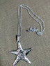 沐芊五角星星吊墜長(cháng)款項鏈女小眾設計高級感海星海邊配飾甜酷辣妹ins y2k辣妹海星項鏈【1條】 曬單實(shí)拍圖