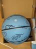京東京造 躍動(dòng)7號橡膠籃球成人比賽標準室內外籃球7號球祥云藍白 曬單實(shí)拍圖