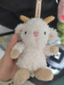 伽百利毛絨玩具羊獅子狐貍浣熊掛件包掛掛飾娃娃生日禮物女生禮物 W3589安吉爾掛件 白羊KR 11cm 曬單實(shí)拍圖