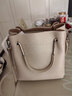 百思圖26春商場(chǎng)新款時(shí)尚復古手提包高級質(zhì)感單肩斜挎包女TY088AX6 米白色 F 曬單實(shí)拍圖