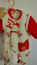 嬰兒連體衣夾棉加厚棉衣新生幼兒爬服寶寶衣服冬裝拜年外出服 福袋瑞龍 73cm 0-5個(gè)月 曬單實(shí)拍圖