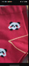 尼多熊兒童紅色襪子本命年襪子秋冬新疆棉寶寶新年襪紅色襪馬年嬰兒襪 曬單實(shí)拍圖