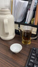 玉蘭香加厚玻璃茶具泡茶壺紅茶綠茶泡茶器家用辦公室功夫茶具小號250ML 白色把單壺250ML 曬單實(shí)拍圖