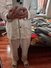 MUJI女式 無(wú)側縫雙層紗織長(cháng)袖睡衣 家居服套裝純棉女士26年春季女裝 米白色 S 上裝155/80A 下裝155/62A 曬單實(shí)拍圖