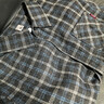 真維斯（Jeanswest）長(cháng)袖襯衫男秋季新款寬松休閑帥氣上衣韓版情侶格子襯衣外套男 深灰 XL 曬單實(shí)拍圖