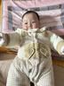 春秋款嬰兒連體衣0-2歲A類(lèi)無(wú)骨100%純棉寶寶哈衣爬服新生兒衣服 海獅+斑馬 80cm （18-21斤） 曬單實(shí)拍圖