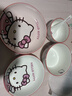 滿(mǎn)朝佳（MANCHAOJIA）三麗鷗hellokitty碗碟5件套裝家用菜盤(pán)陶瓷組套餐具高級送禮盒裝 曬單實(shí)拍圖