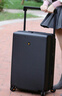 地平線(xiàn)8號（LEVEL8）行李箱 男女密碼大容量萬(wàn)向輪26英寸寬拉桿大旅行家PC拉桿箱 黑色 曬單實(shí)拍圖