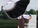蕉下（beneunder）遮陽(yáng)帽子女黑膠貝殼防曬帽男太陽(yáng)帽便攜空頂帽大帽檐全臉遮陽(yáng) 藍 曬單實(shí)拍圖