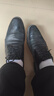 卡帝樂(lè )鱷魚(yú)（CARTELO）英倫正裝皮鞋男低幫商務(wù)休閑皮鞋男士牛皮亮面透氣男鞋9326黑色41 曬單實(shí)拍圖