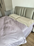La Torretta床上四件套純棉100% 100支雙股長(cháng)絨棉被套全棉被罩床單1.8/1.5米床 咖紫 曬單實(shí)拍圖