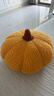 皮爾卡丹（pierre cardin）北歐ins風(fēng)可愛(ài)南瓜抱枕毛絨創(chuàng  )意客廳沙發(fā)靠墊床頭裝飾-黃 曬單實(shí)拍圖