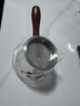 雅集 功夫茶具耐熱分茶器側把玻璃茶道杯360ml梅花款帶茶隔過(guò)濾分茶器 曬單實(shí)拍圖