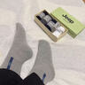 JEEP襪子男春夏【100%純棉+10A抗菌】防臭運動(dòng)吸汗耐磨全棉中筒休閑襪 曬單實(shí)拍圖