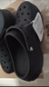 卡駱馳（CROCS）貝拉洞洞鞋厚底拖鞋|210062 黑色-001    36 /37(220mm)   曬單實(shí)拍圖