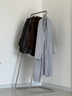 MUJI鋼管掛衣架 衣帽架 晾衣架 臥室 落地 現代簡(jiǎn)約 暖灰色：長(cháng)64*寬60*高160cm 曬單實(shí)拍圖