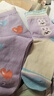 貓人兒童襪子【100%棉+可愛(ài)花邊】女童發(fā)育期秋冬寶寶休閑中筒襪子 曬單實(shí)拍圖