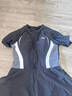 安踏（ANTA）連體泳衣 女連體裙式顯瘦速干競速游泳溫泉短袖泳衣泳裝度假沙灘 黑白【連體短裙款】 XL (165-175cm/55-60KG) 曬單實(shí)拍圖