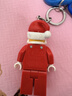 樂(lè )高（LEGO）米奇米妮唐老鴨黛西人仔鑰匙扣鏈積木禮物掛件 KE189H 圣誕老人發(fā)光鑰匙扣 曬單實(shí)拍圖