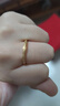 越南沙金色戒指女仿真黃金滿(mǎn)天星愛(ài)心戒子鍍黃金色久不掉色指環(huán)送 金色2mm 美碼9號(參考125-150斤) 曬單實(shí)拍圖