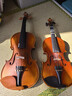 克莉絲蒂娜（Christina）小提琴V03初學(xué)考級入門(mén)手工實(shí)木學(xué)生兒童樂(lè )器仿古色4/4 曬單實(shí)拍圖