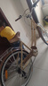 邦德·富士達 自行車(chē)女式24/26寸學(xué)生成人城市通勤復古淑女單速/7級變速買(mǎi)菜車(chē) 24寸鋁架7速 奶咖色 曬單實(shí)拍圖