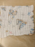 紗布6層加厚27*27cm嬰兒毛巾超軟吸水泡泡紗幼兒口水枕巾 【活2】隨機花1條 28cm*28cm 曬單實(shí)拍圖
