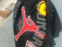 JordanNIKE耐克童裝男女童短袖T恤JORDAN夏季兒童上衣 正黑色 150(M)  曬單實(shí)拍圖