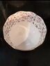 ROYAL ALBERT 英國阿爾伯特骨瓷餐碗可愛(ài)餐具小清新波爾卡 玫瑰滿(mǎn)花寬口餐碗 曬單實(shí)拍圖