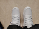 李寧（LI-NING）休閑鞋男子小白鞋復古潮流低幫舒適透氣耐磨戶(hù)外運動(dòng)休閑板鞋子男 曬單實(shí)拍圖