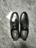 卡帝樂(lè )鱷魚(yú)（CARTELO）英倫男士正裝皮鞋透氣經(jīng)典商務(wù)男鞋手抓紋低幫皮鞋男9903黑色41 曬單實(shí)拍圖