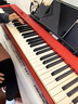 卡西歐（CASIO）電鋼琴EPS130紅色電子數碼鋼琴88鍵重錘初學(xué)單機+木琴架+禮包 曬單實(shí)拍圖