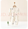 婧麒（JOYNCLEON）嬰幼兒連體衣秋冬純棉衣服a類(lèi)小月齡初生寶寶睡衣 Jlt202886 曬單實(shí)拍圖