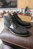 德賽（DESAI）復古馬丁靴男士真皮英倫風(fēng)短靴春季高幫工裝皮靴加絨加厚棉鞋 黑色【加絨】 43 曬單實(shí)拍圖