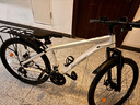 永久自行車(chē)成人山地車(chē)自行車(chē)學(xué)生男女鋁合金變速公路自行車(chē)油碟單車(chē) 【鋼架/全套軸承】蛟白色 24速 26寸【推薦155-185cm】 曬單實(shí)拍圖
