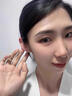 戚小米S999純銀養耳洞耳釘女睡覺(jué)免摘耳環(huán)防堵針耳骨釘耳棒新款爆款耳飾 一對方塊+一對閃鉆【999足銀】 曬單實(shí)拍圖